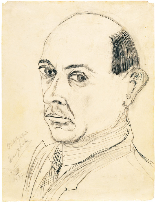 Selbstporträt, Zeichnung (1927)