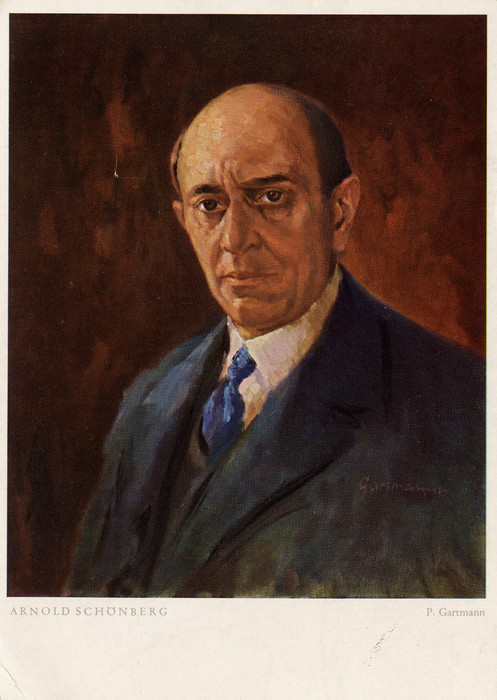 Arnold Schönberg, Ölporträt von P. Gartmann