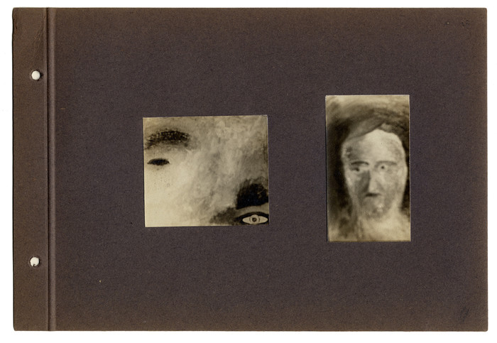 Albumseite — das Auge (um 1910)